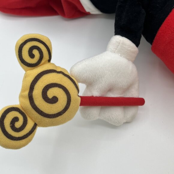 Disney Christmas Mickey Mouse Santa Plush with Lollipop – HTF Hong Kong 16" - Picture 11 of 11